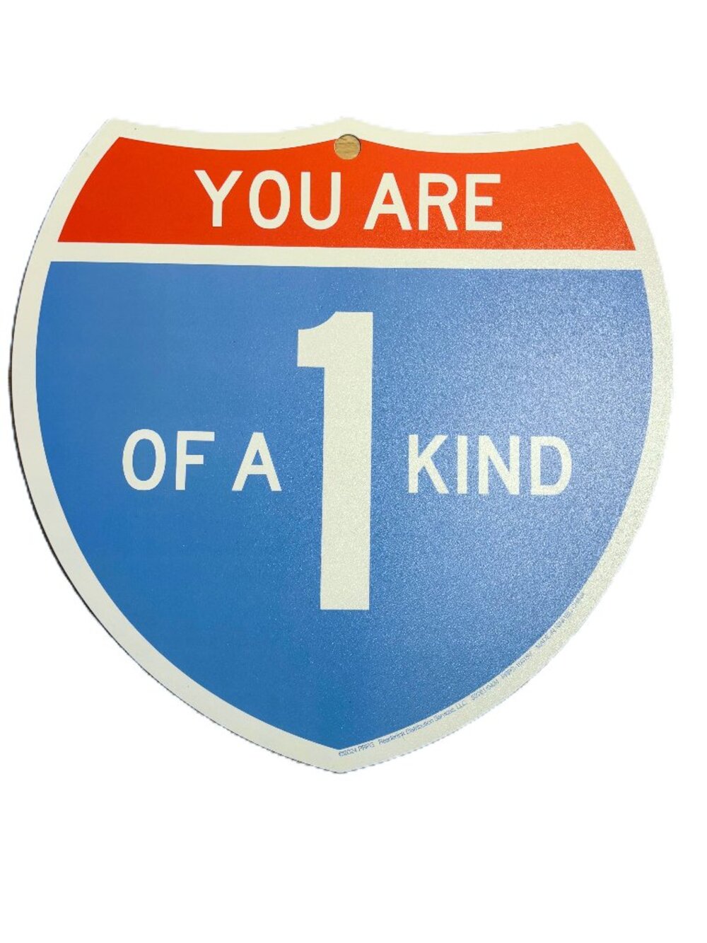 Road Interstate Street Sign Wall Hanging for Kids Room Nursery Decor Classroom